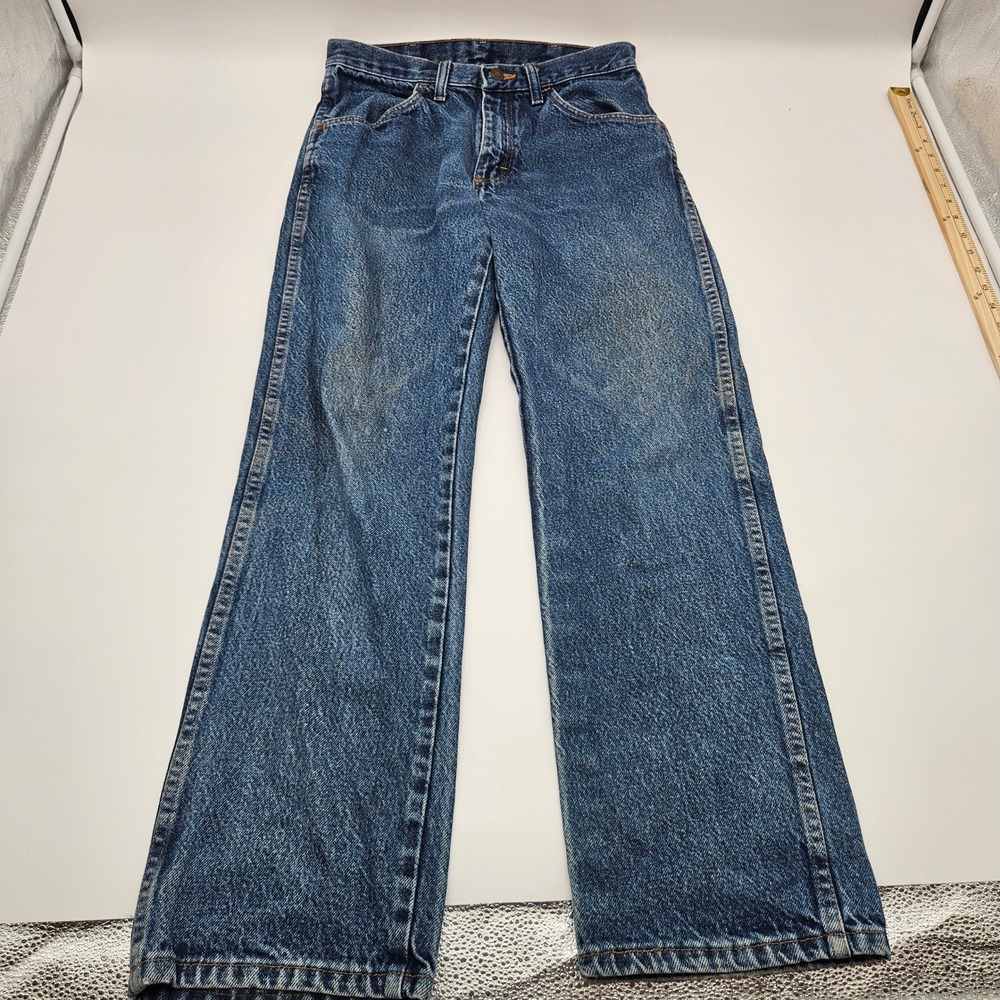 Rustler Mens Regular Fit Straight Leg Blue‎ Denim Jeans 29x30 87620SR Cotton